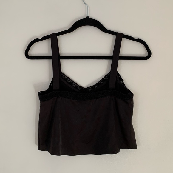 Urban Outfitters Black Lace Trim Tank Top - Picture 2 of 3